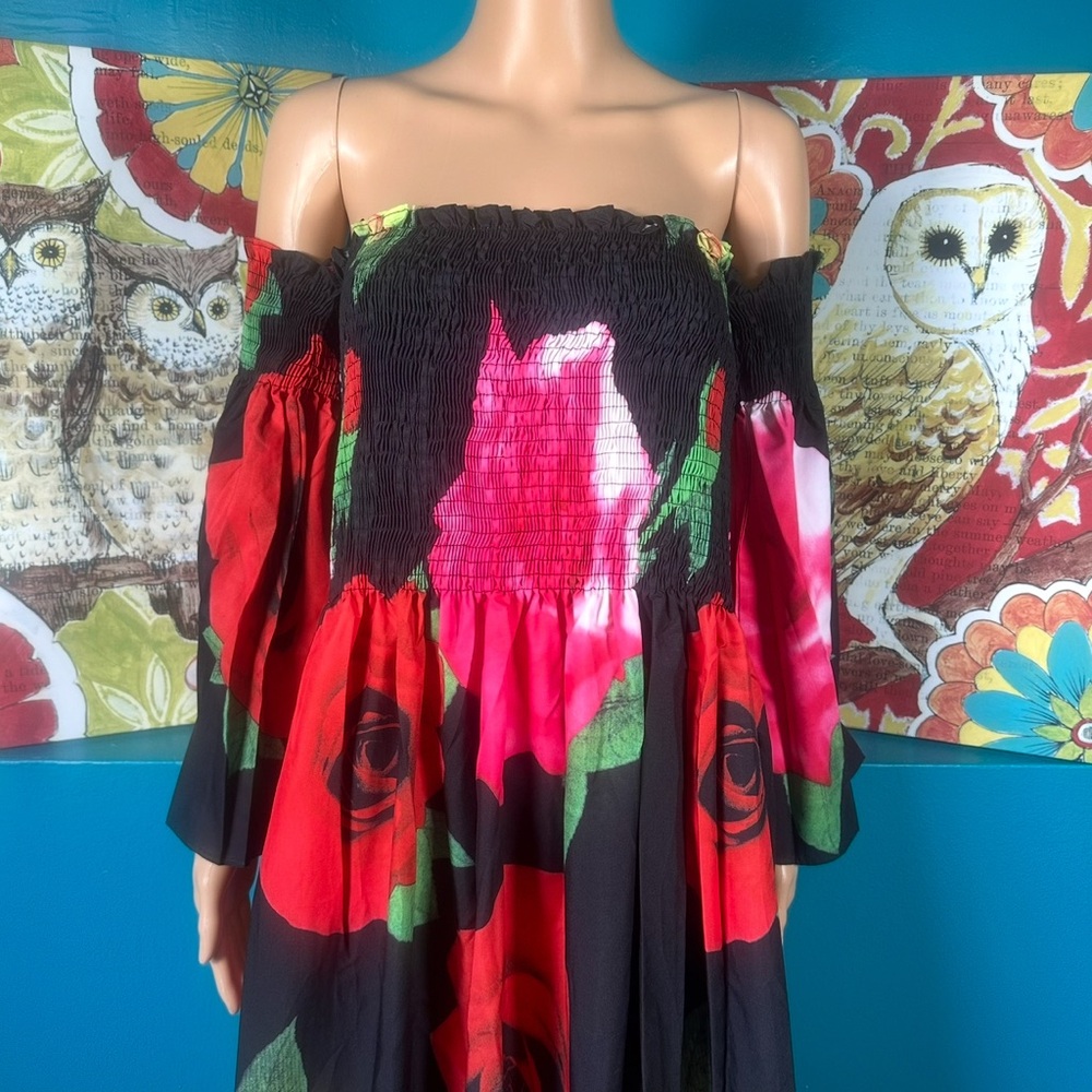 Miss Ord Floral Maxi Dress Small‎ - Picture 5 of 11